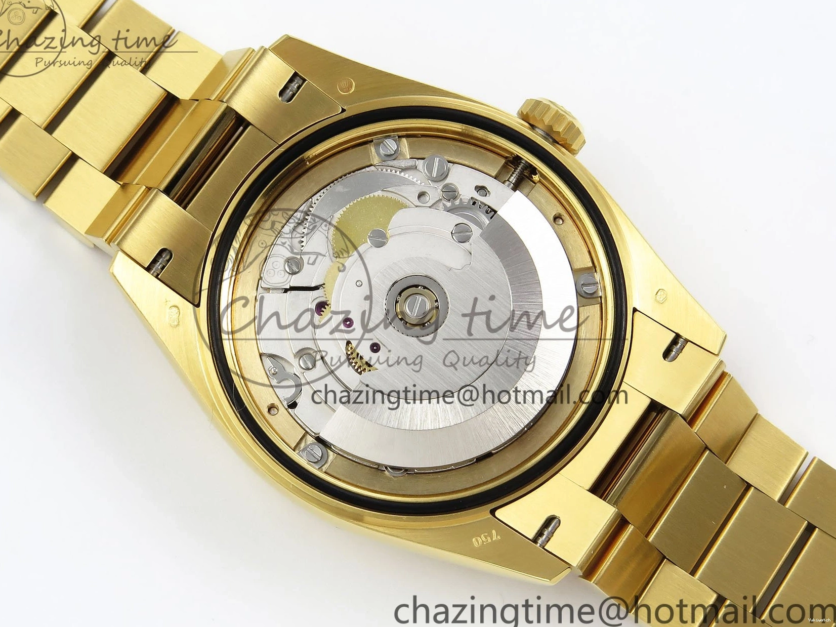 Dial 36 Green Edition YG Bracelet RAF YG Best on A2836 1:1 Date Stone Day Roman 0215